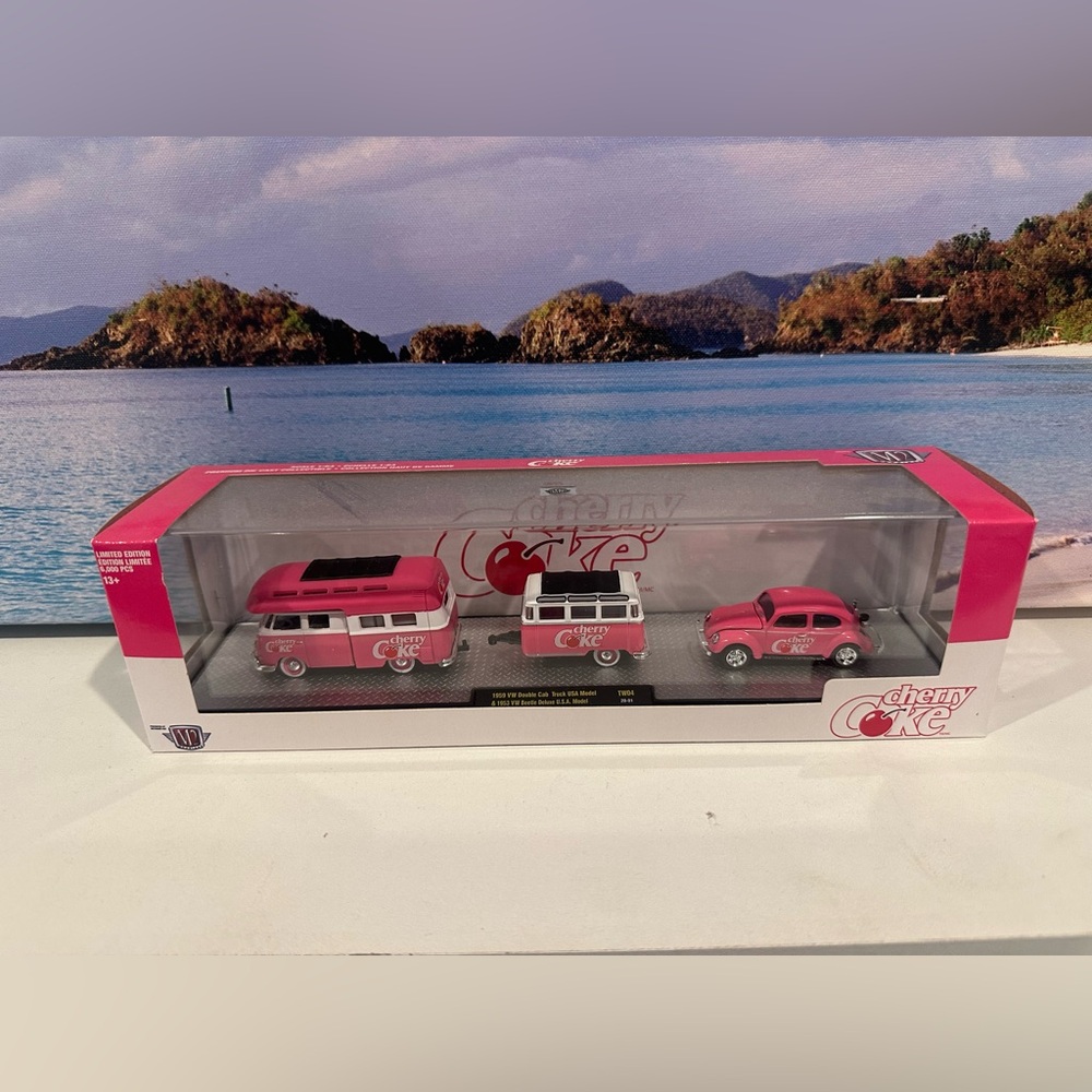 Pink Toy Car Set